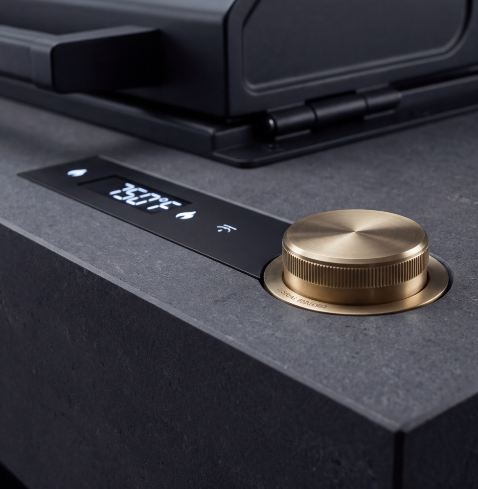 About Outdoor kitchen digital thermostatic brass hardware